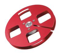SHYYOULQE Bobine de Prise Vide légère de 5 Pouces pour Ruban de 1/4 Pouces, Construction en Aluminium, 4 Trous résistants Vent