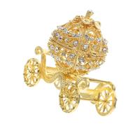 SHYYOULQE Boîte à bijoux en alliage de qualité supérieure - Décoration d'Halloween détaillée - Utilisation multifonctionnelle comme organisateur de voyage ou présentoir à bijoux en alliage métallique