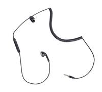 SHYYOULQE Bouchons d'oreille avec microphone intégré pour la course à pied, la conduite et la sécurité - Communication mains libres lors de vos déplacements - Cordon renforcé