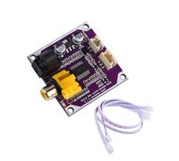 SHYYOULQE Carte de décodage numérique avec entrée coaxiale Opt pour auditif stéréo 24 Bits 192K avec Protections d ' Alimentation et Carte technologique de réduction du Bruit