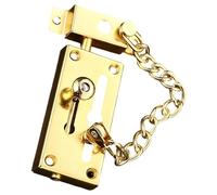 SHYYOULQE Chaîne de sécurité robuste en acier inoxydable réglable antirouille pour portails, maisons et garages Loquets de porte de garage en acier inoxydable