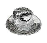 SHYYOULQE Chapeau bob disco unisexe réfléchissant pour club de nuit