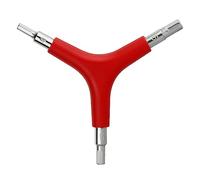 SHYYOULQE Clé à 3 voies en acier haute résistance en forme de Y 4/5/6 mm 8/10 mm Outils de réparation de vélos de route Outil d'atelier