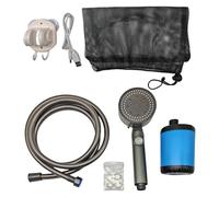 SHYYOULQE Ensemble de douche portable pour camping - Seau pliable - Pompes de voyage pour randonnée, voyage, économie d'eau