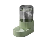 SHYYOULQE Ensemble de gamelles surélevées pour chien anti-fuite - Distributeur amovible en métal - Design gain de place - En acier inoxydable - Avec eau et nourriture amovibles
