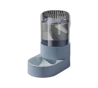 SHYYOULQE Ensemble de gamelles surélevées pour chien anti-fuite - Distributeur amovible en métal - Design gain de place - En acier inoxydable - Avec eau et nourriture amovibles