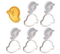 SHYYOULQE Haunting Bakewares Cookie Specter Cookie pour Halloween Festival Facile à utiliser Moules à biscuits Eerie Specters Moules à biscuits