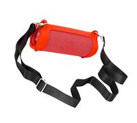 SHYYOULQE Housse de protection de voyage en silicone avec sangles d'épaule réglables et boucle pour 7 haut-parleurs