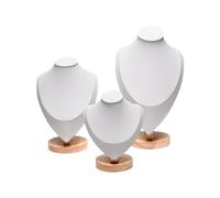 SHYYOULQE Lot de 3 supports à bijoux multifonctions en velours pour exposer et ranger des bijoux d'exposition