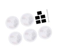 SHYYOULQE Lot de 5/10 charbons actifs purification complète de l'eau avec pompes à mousses Accessoires de nettoyage Pompes à mousse