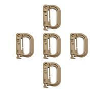 SHYYOULQE Lot de 5 porte-clés multi-usages avec anneaux en D