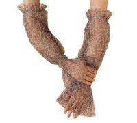 SHYYOULQE Manchons de protection fins pour la conduite de la saison chaude, imprimé léopard, taille unique