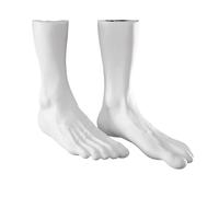 SHYYOULQE Modèle de présentation de pied de qualité artistique avec précision anatomique Accessoires de séance photo pour bas de chaussures de démonstration 43 tailles Modèle de pied féminin pour