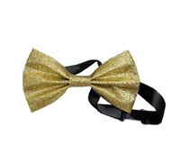 SHYYOULQE Nœud papillon à paillettes pour homme - Style britannique, Or 1048, taille unique