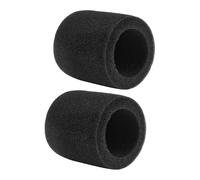 SHYYOULQE Pare-Brise Professionnel en Mousse Noire, Bouclier en éponge Solide adapté micros MV7 MV7X pour Un Enregistrement Clair