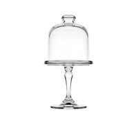 SHYYOULQE Plateau de service en verre transparent avec couvercle en forme de dôme pour présentation de desserts, bonbons, décoration d'événements spéciaux