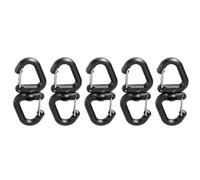 SHYYOULQE Porte-clés rotatif à 360 degrés robuste avec mousqueton multifonction en forme de S