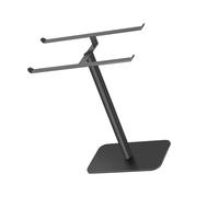 SHYYOULQE Présentoir multifonctionnel en acier inoxydable noir pour colliers double couche pour organisations d'accessoires et bijoux en acier inoxydable
