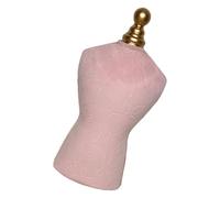 SHYYOULQE Présentoir pratique en velours pour collier, buste - Cadre en alliage - 18 x 34,5 cm - Taille : 18 x 34,5 cm