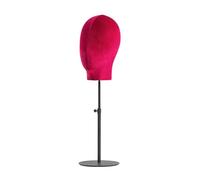 SHYYOULQE Support de tête de mannequin pour exposer des perruques et des chapeaux Hauteur réglable Support pour postiche à épingler, taille unique, Comme décrit