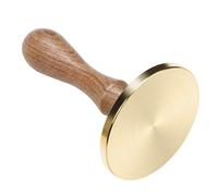 SHYYOULQE Tête de tampon avec poignée en bois pour sceau, carte, enveloppe, sceau brut, rond, carré, fleur, cœur, tampon rond