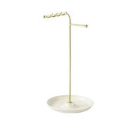 SHYYOULQE Tour de présentation élégante et robuste en métal pour collier et support de boucles d'oreilles à suspendre