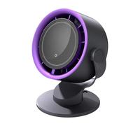 SHYYOULQE Ventilateur mural multifonction 4000 mAh Refroidissement 100 vitesses Réglable Texture ABS Convient pour une utilisation en intérieur et en extérieur Silencieux