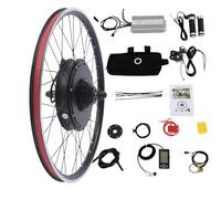 SHZICMY Kit de vélo électrique 26 pouces avec LCD - 1500 W - Kit de conversion pour vélo électrique - Moteur arrière - Conversion E-Bike - 48 V