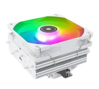 SI-100 WHITE ARGB CPU Air Cooler,6 x 6 mm Heat Pipes,120 mm PWM Quiet Fan CPU Cooler With S-FDB V2.0 Bearing,AGHP 3.0 Technology,For AMD AM4 AM5/Intel 1150/1151/1200/1700/2066