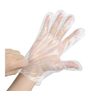 Si 2000 PCS Gants Jetables en Plastique Transparent Polyéthylène, Gants en PE Transparent pour la Cuisine Nettoyage Peinture Coloration des Cheveux
