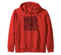 Si au début tu ne réussis Pas, essaie de Faire comme Elizabeth Sweat à Capuche