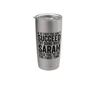 Si au début vous ne réussissez pas, essayez de faire ce que Sarah vous a dit Gobelet isotherme en acier inoxydable double paroi