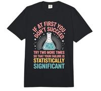 Si au début Vous ne réussissez Pas, essayez Deux Fois Plus Science Comfort Colors Adult Heavyweight T-Shirt