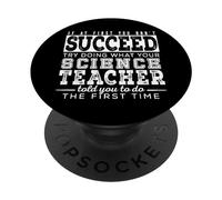 Si au début Vous ne réussissez Pas - Science Teacher Funny PopSockets PopGrip Adhésif