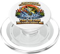 Si Bon pêcher des Poissons, Le Poisson raconte des Histoires sur Moi PopSockets PopGrip pour MagSafe