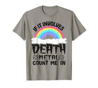 Si ça implique Death Metal Count Me in Kids Metal Rainbow T-Shirt