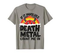 Si ça implique Death Metal Count Me in Kids Rainbow Satan T-Shirt