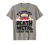 Si ça implique Death Metal Count Me in Kids Rainbow Satan T-Shirt