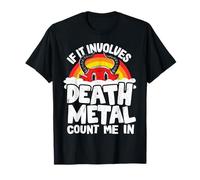 Si ça implique Death Metal Count Me in Kids Rainbow Satan T-Shirt