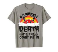Si ça implique Death Metal Count Me in Kids Rainbow Satan T-Shirt