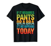 Si Ça Nécessite Un Pantalon Ou Un Soutien-Gorge, Ça T-Shirt Graphique avec Valeur, Homme, Noir, XL