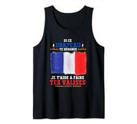 Si Ce Drapeau Français fierté La France Patriotisme Débardeur