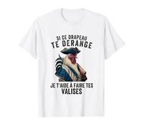 Si Ce Drapeau Patriote Français fierté La France Patriotisme T-Shirt