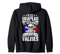 Si ce drapeau te dérange français patriote pays militaire Sweat à Capuche