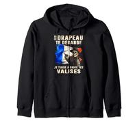 si ce drapeau te dérange je t'aide à faire tes valises Sweat à Capuche