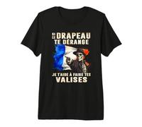 si ce Drapeau Te dérange Je t'aide à Faire tes valises T-Shirt Haut de Gamme