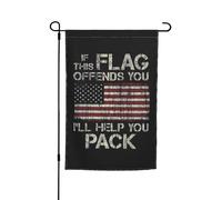 Si ce drapeau vous offense, je vous aiderai à emballer un drapeau de 30 x 45 cm pour la décoration extérieure de votre jardin.