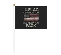 Si ce drapeau vous offense, je vous aiderai à faire vos bagages Drapeau à