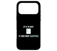 Si ce n'est Pas documenté, Cela ne s'est Pas Produit infirmière Clinique Coque pour iPhone 17 Pro Max