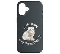 Si ce n'est Pas Un ami, Pourquoi Un ami en Forme ? Pallas Cat Fren Coque pour iPhone 16